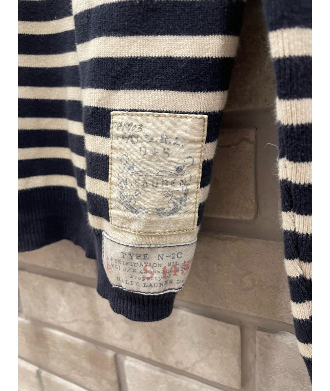 RALPH LAUREN Белый хлопковый джемпер / свитер, фото 4
