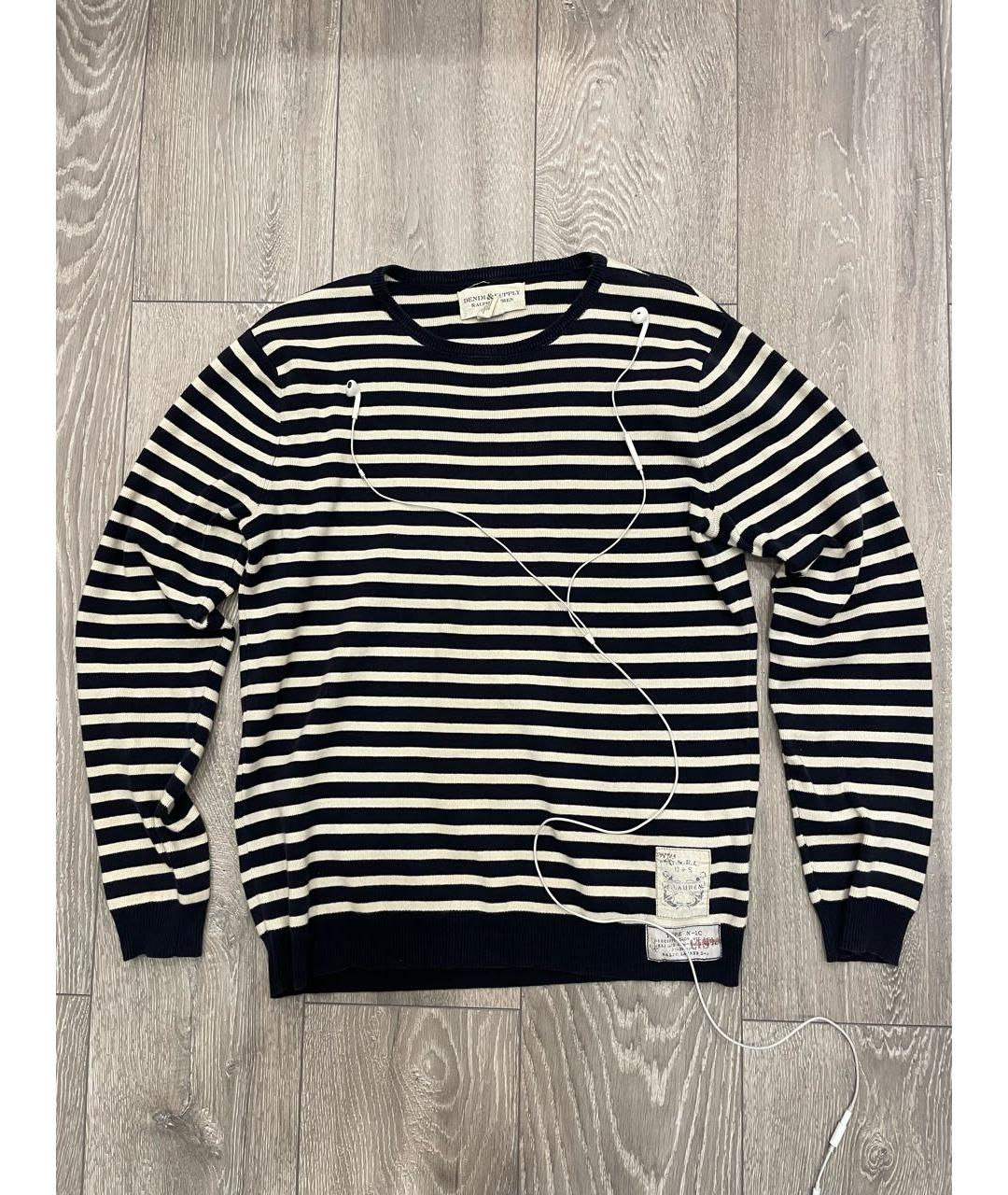 RALPH LAUREN Белый хлопковый джемпер / свитер, фото 8