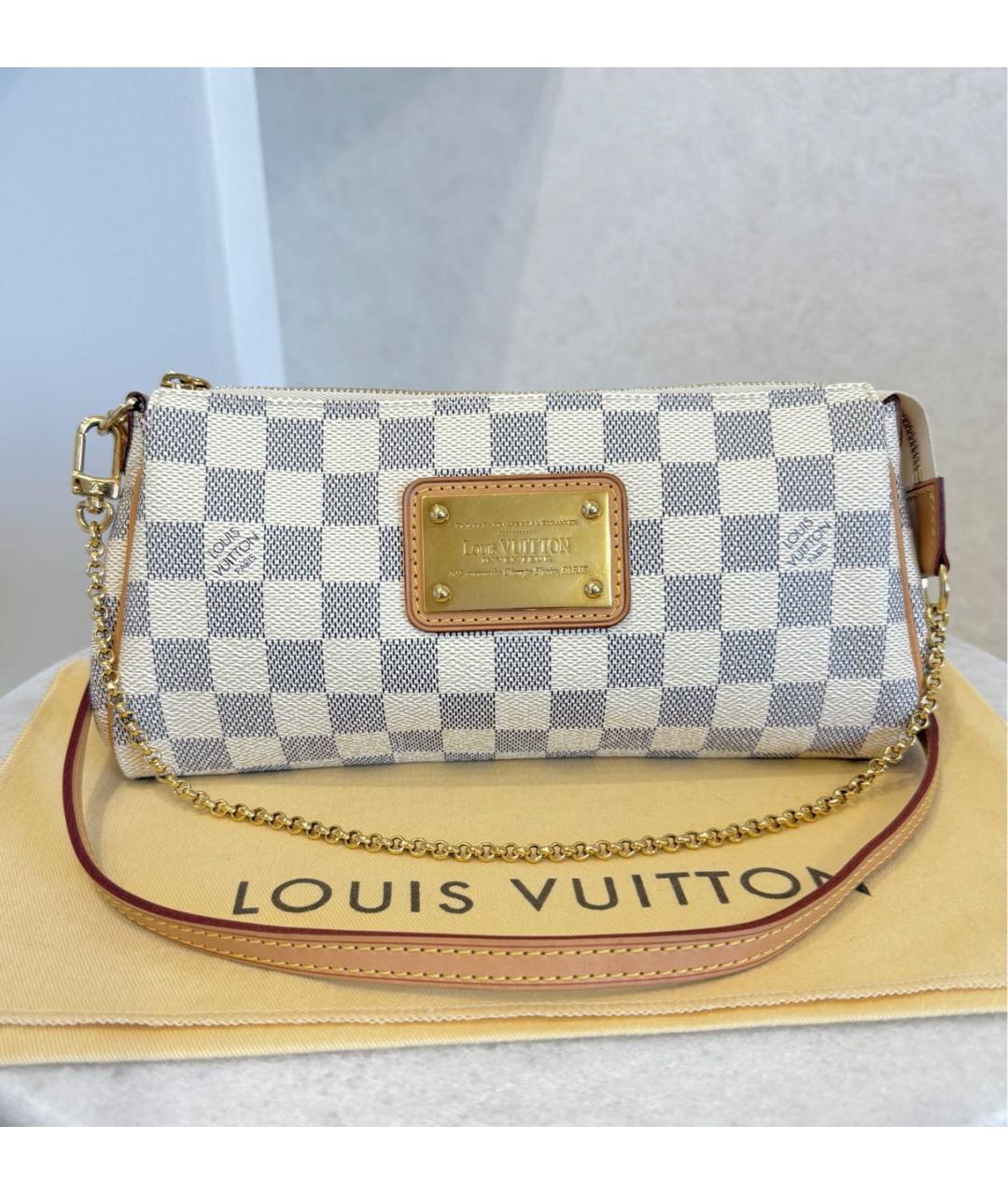 LOUIS VUITTON Белая сумка через плечо, фото 2