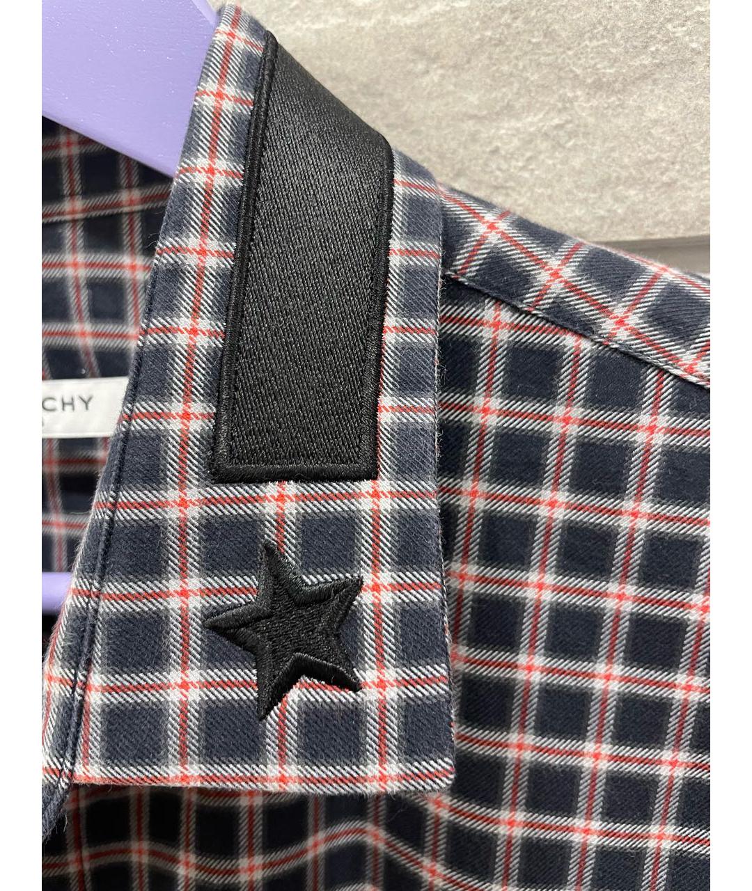 GIVENCHY Черная хлопковая кэжуал рубашка, фото 7