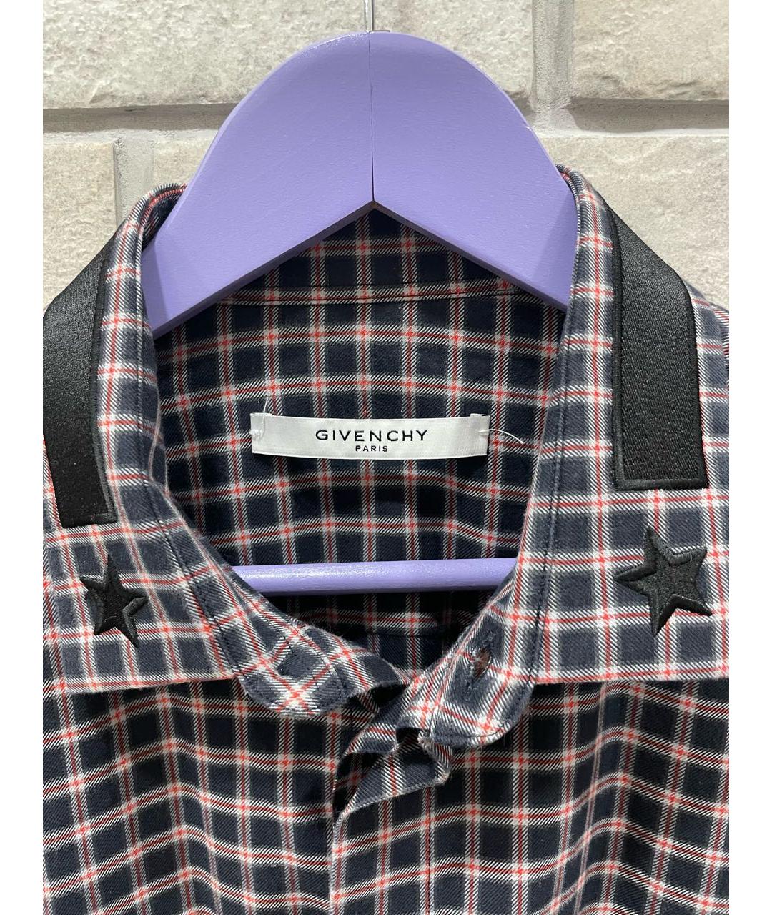 GIVENCHY Черная хлопковая кэжуал рубашка, фото 3