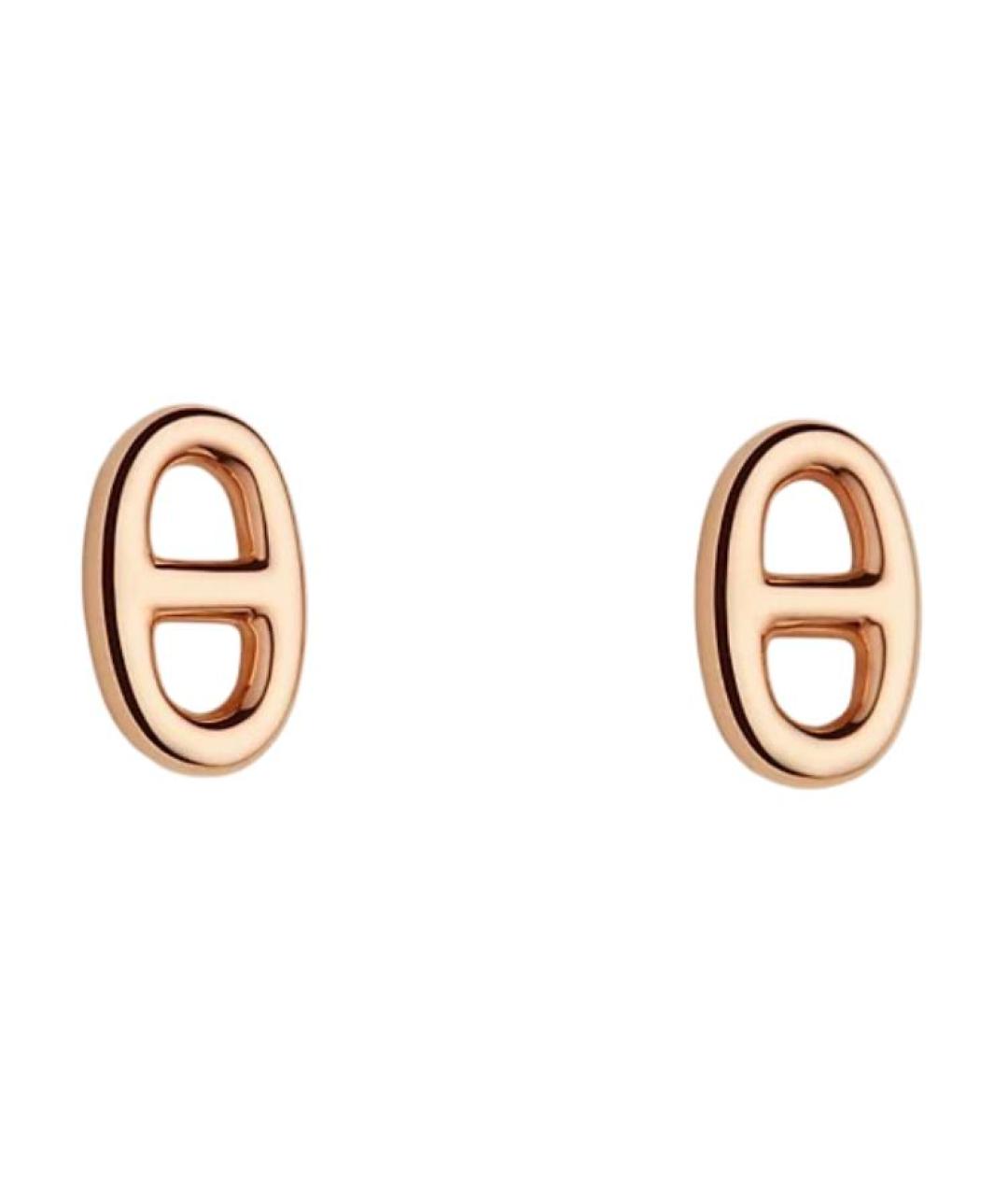 HERMES Золотые серьги из розового золота, фото 1