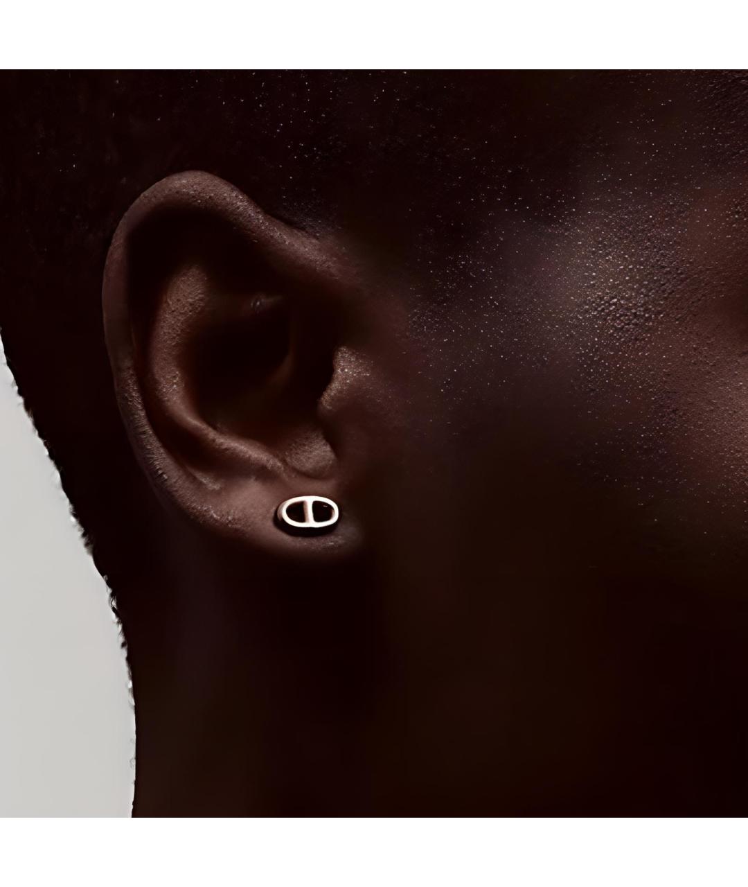 HERMES Золотые серьги из розового золота, фото 3