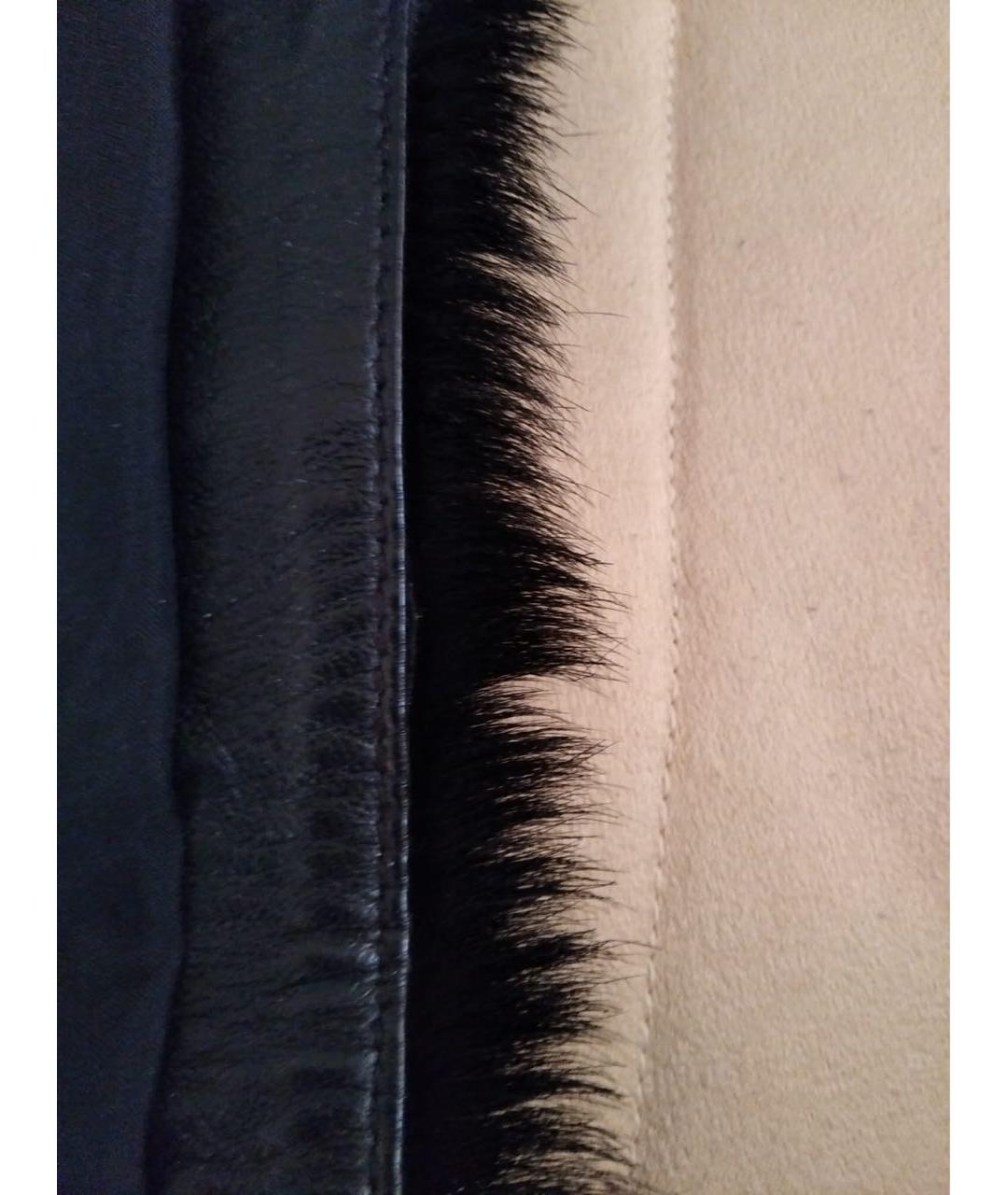 THE KOOPLES Черная меховая шуба, фото 3