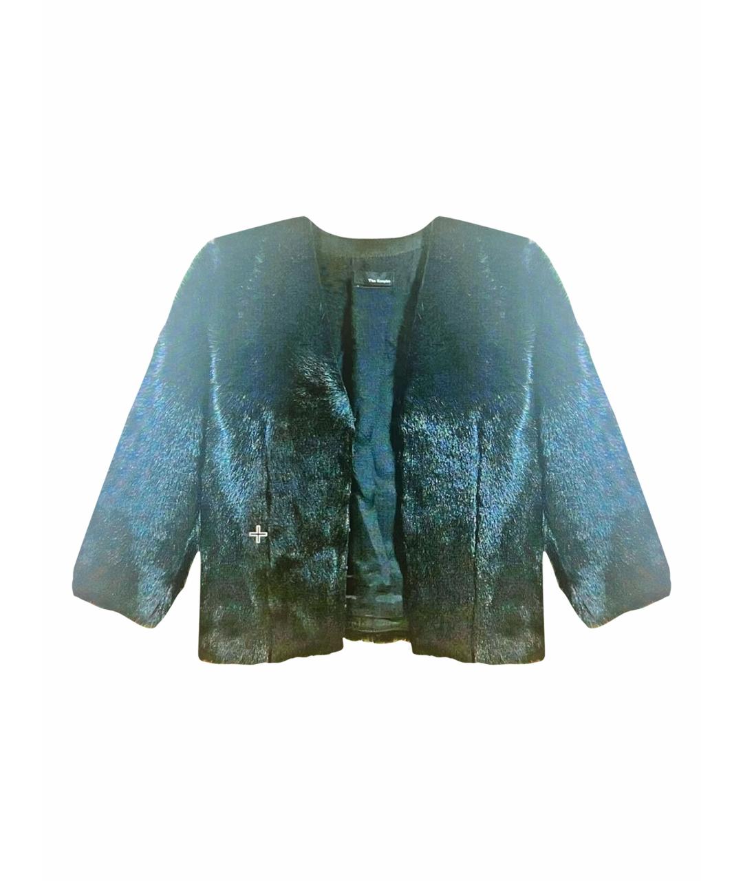 THE KOOPLES Черная меховая шуба, фото 1