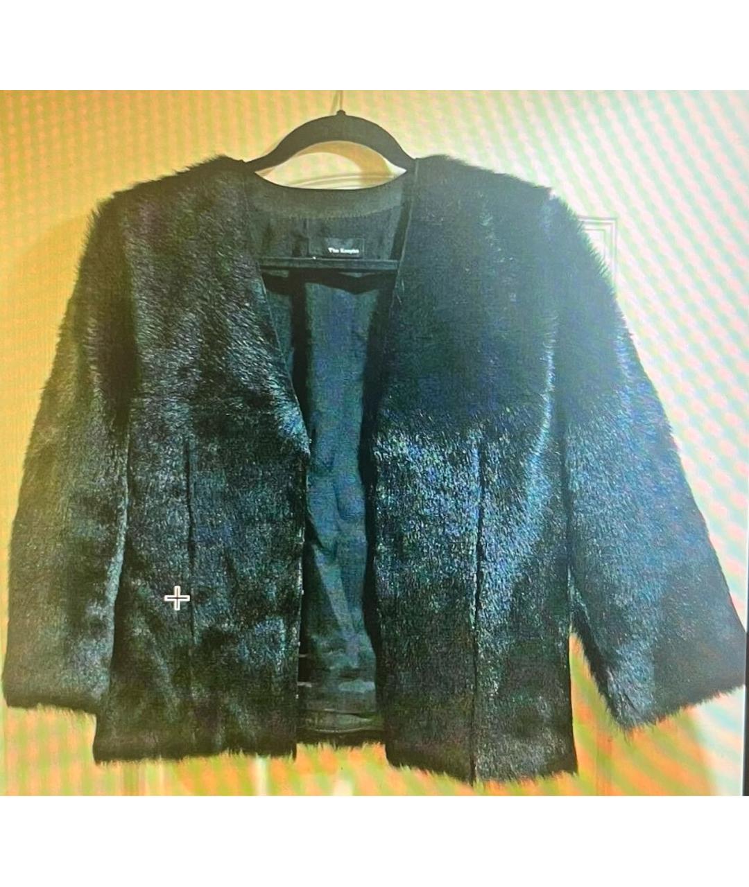 THE KOOPLES Черная меховая шуба, фото 5