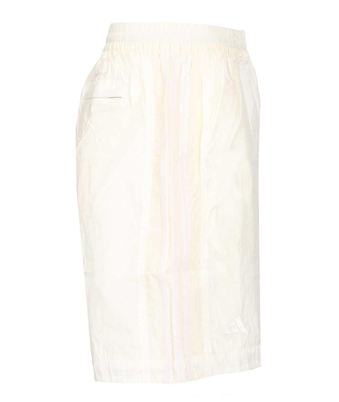 ADIDAS Белые полиамидовые шорты, фото 3