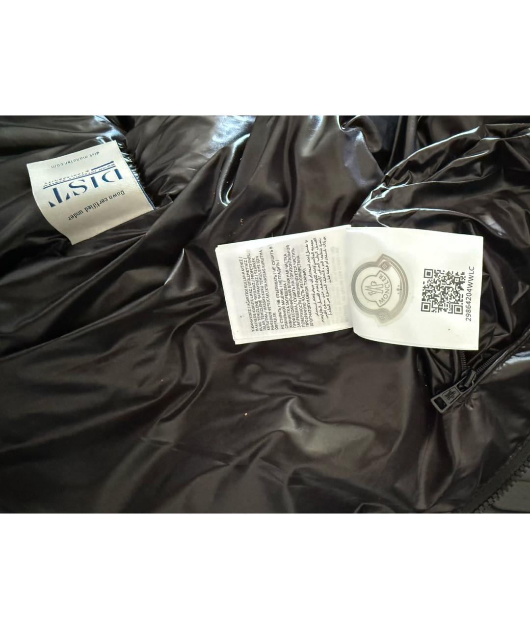 MONCLER Черная куртка, фото 5