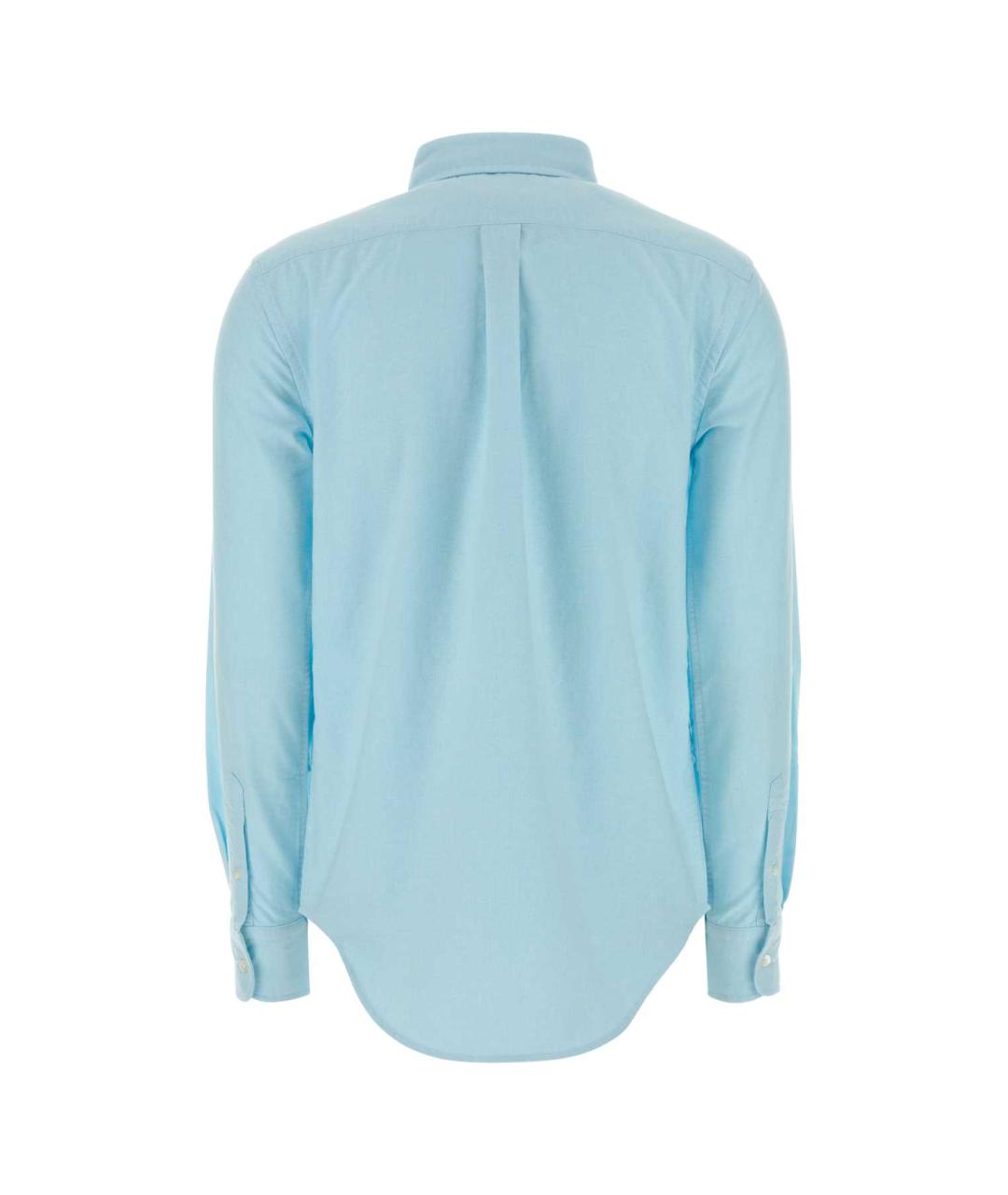 POLO RALPH LAUREN Голубая хлопковая рубашка, фото 2