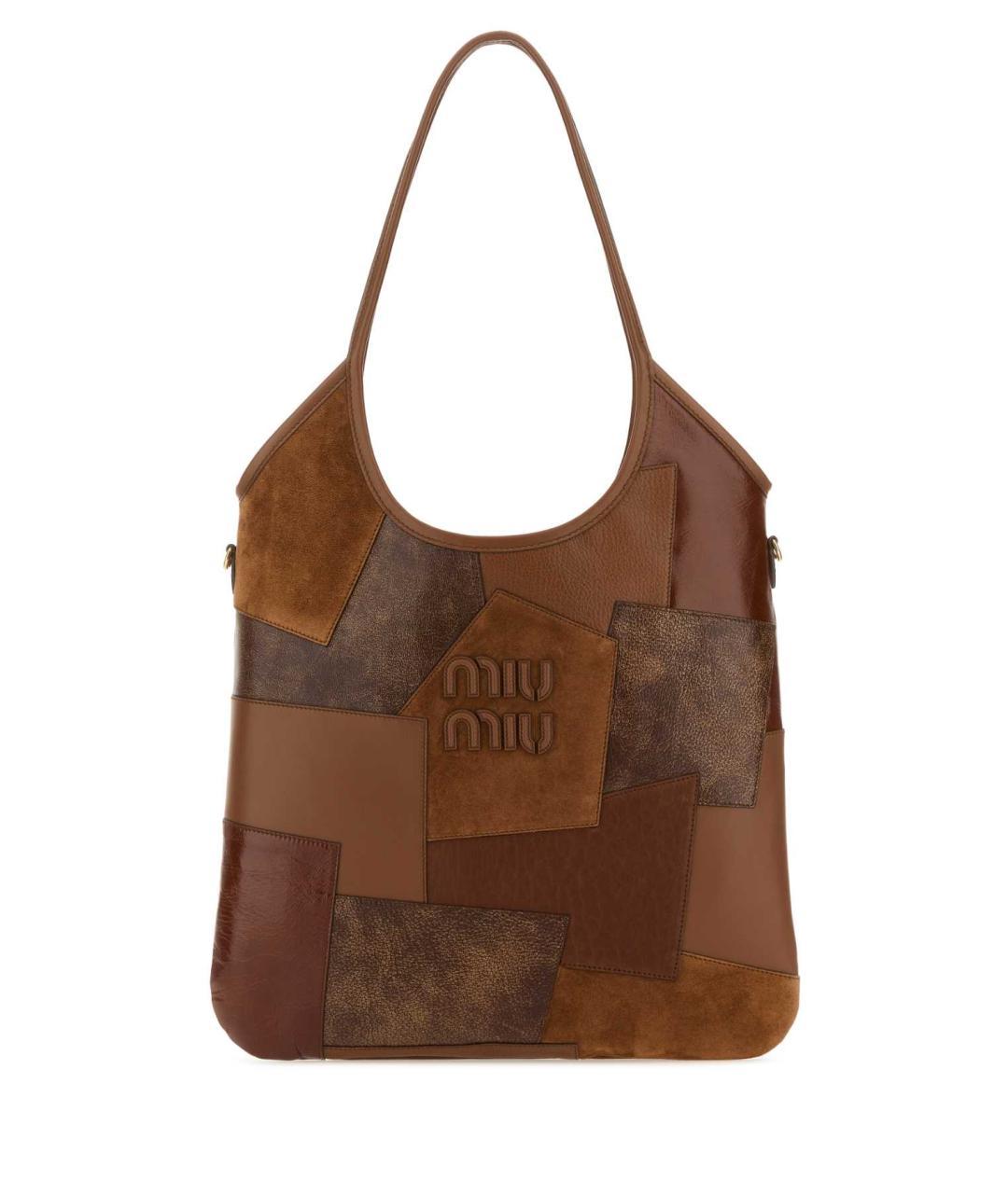 MIU MIU Мульти кожаная сумка с короткими ручками, фото 3