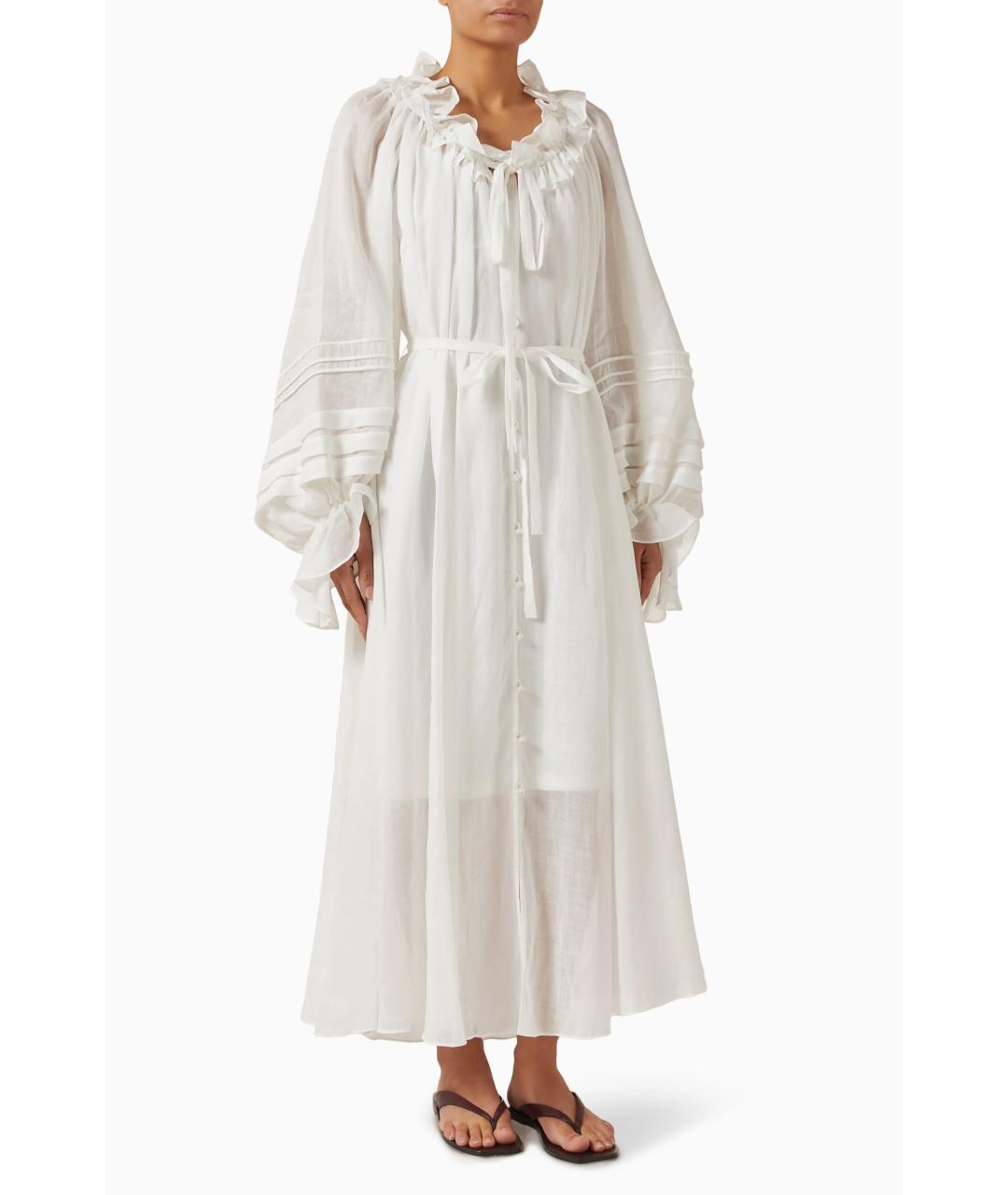 ZIMMERMANN Белое повседневное платье, фото 3