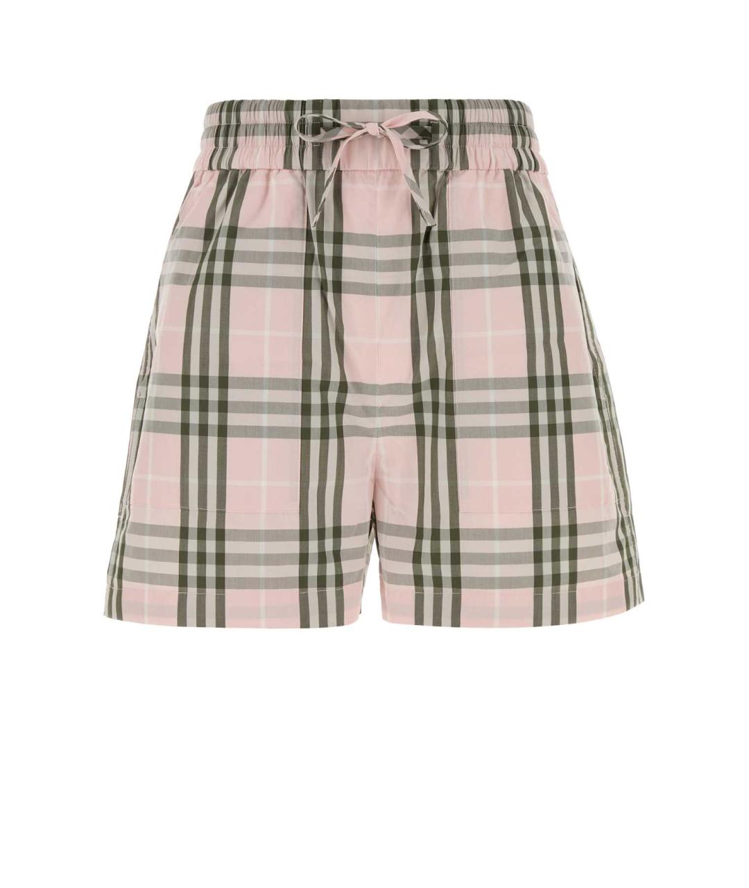 BURBERRY Мульти хлопковые прямые брюки, фото 1