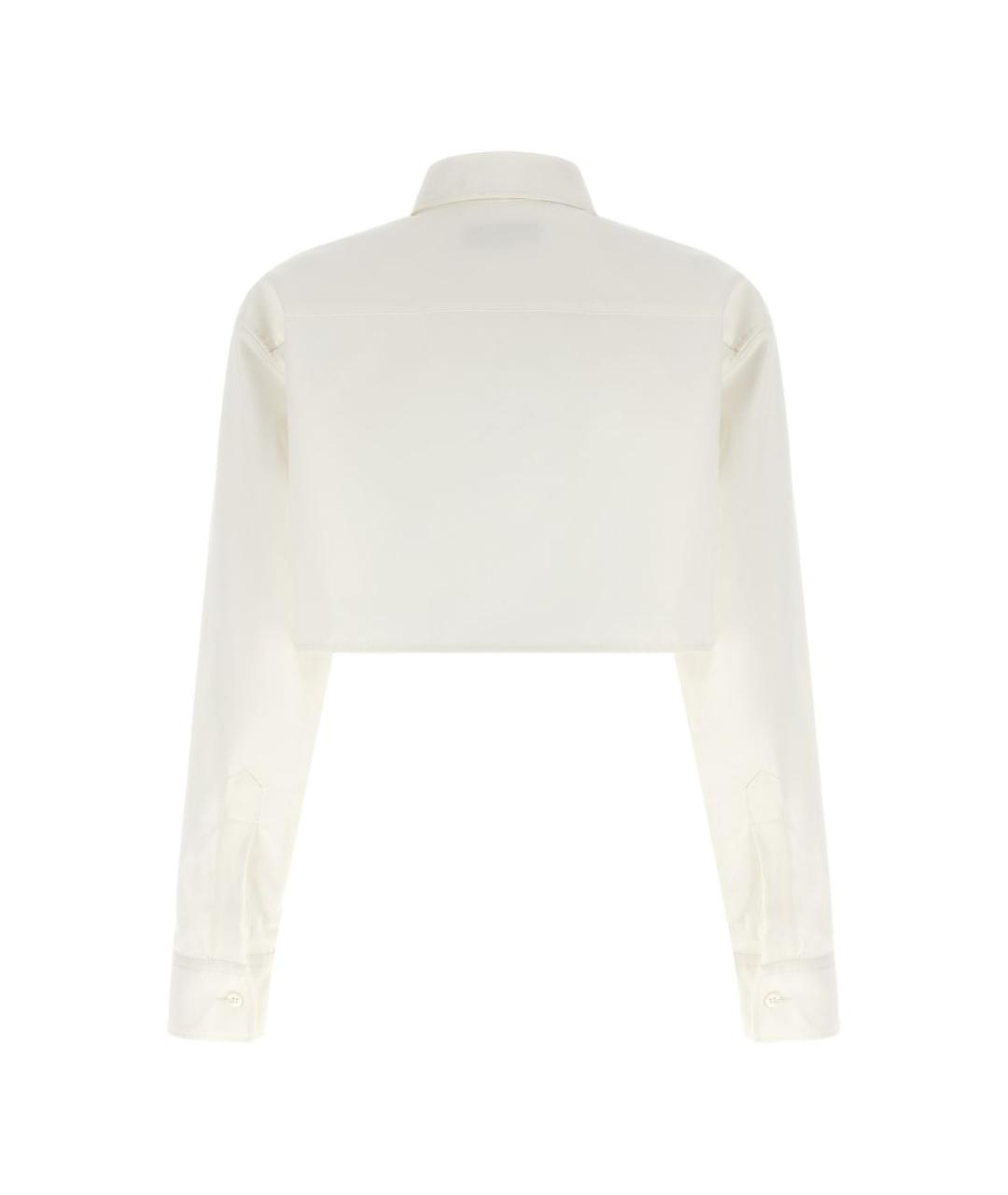 BALENCIAGA Белая хлопковая рубашка, фото 5