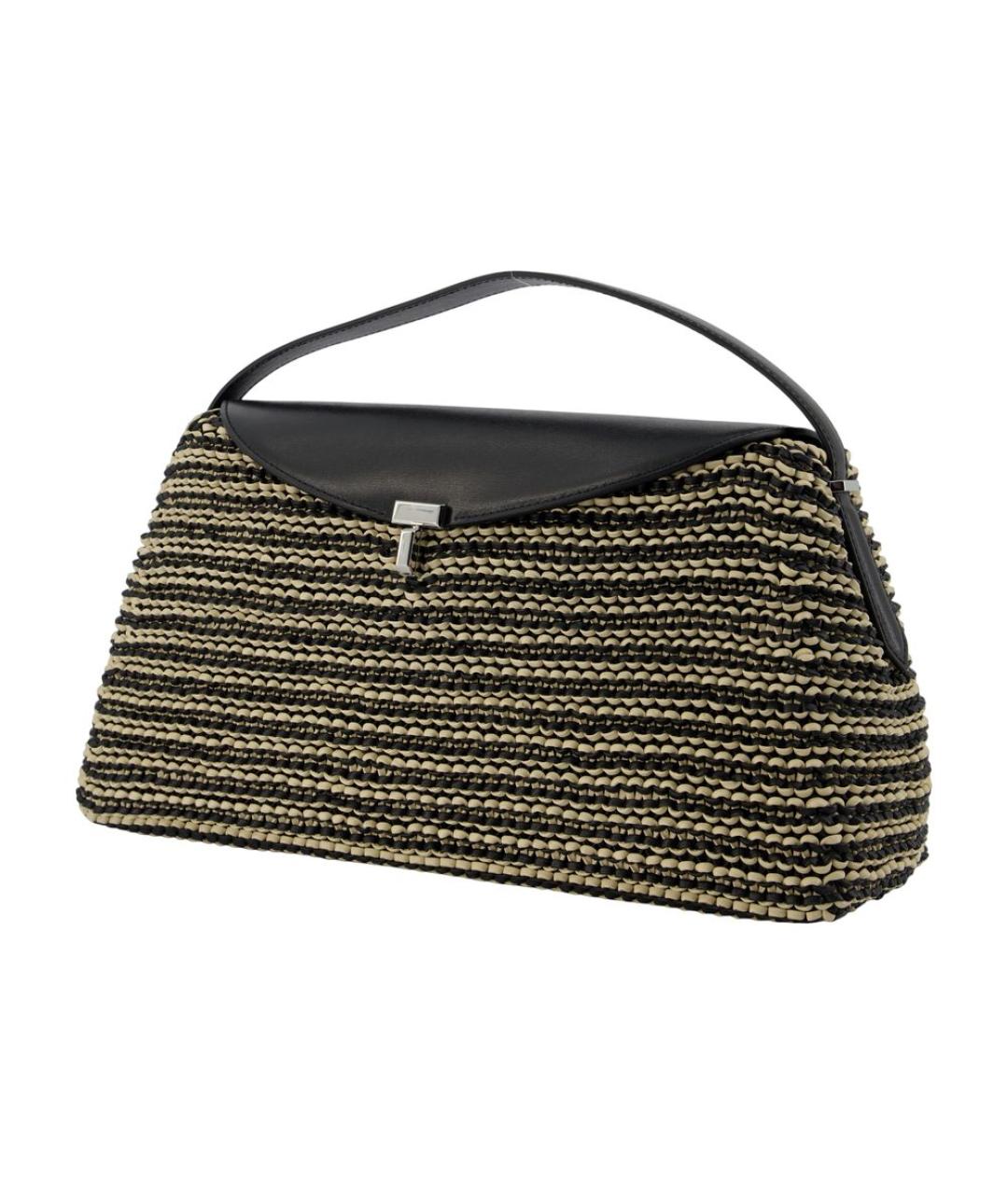 TOTEME Черная кожаная сумка с короткими ручками, фото 2