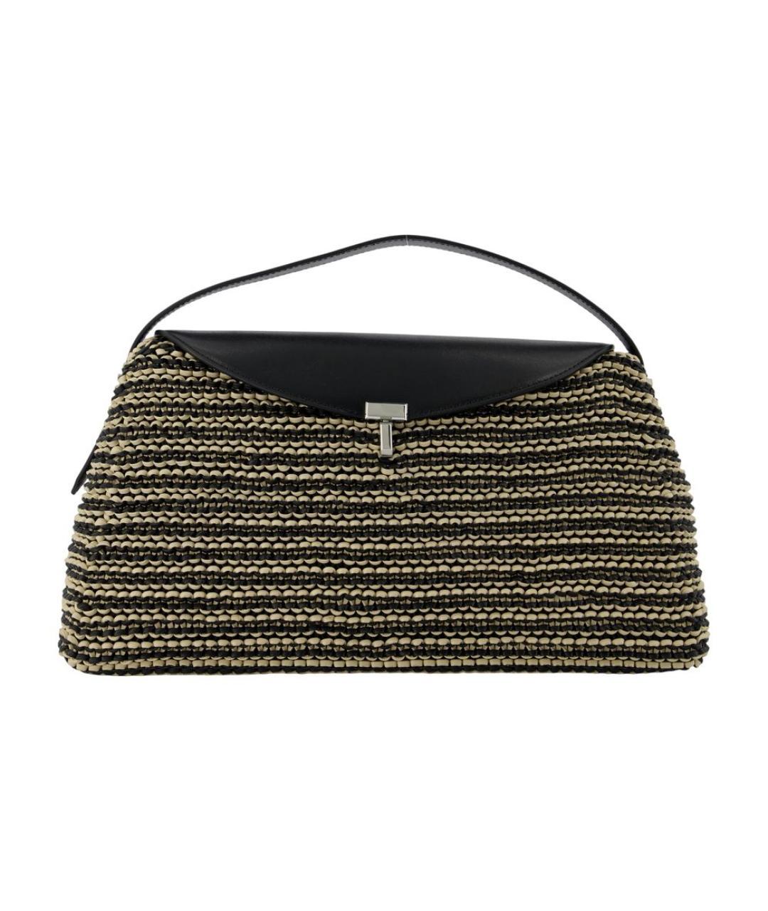 TOTEME Черная кожаная сумка с короткими ручками, фото 3