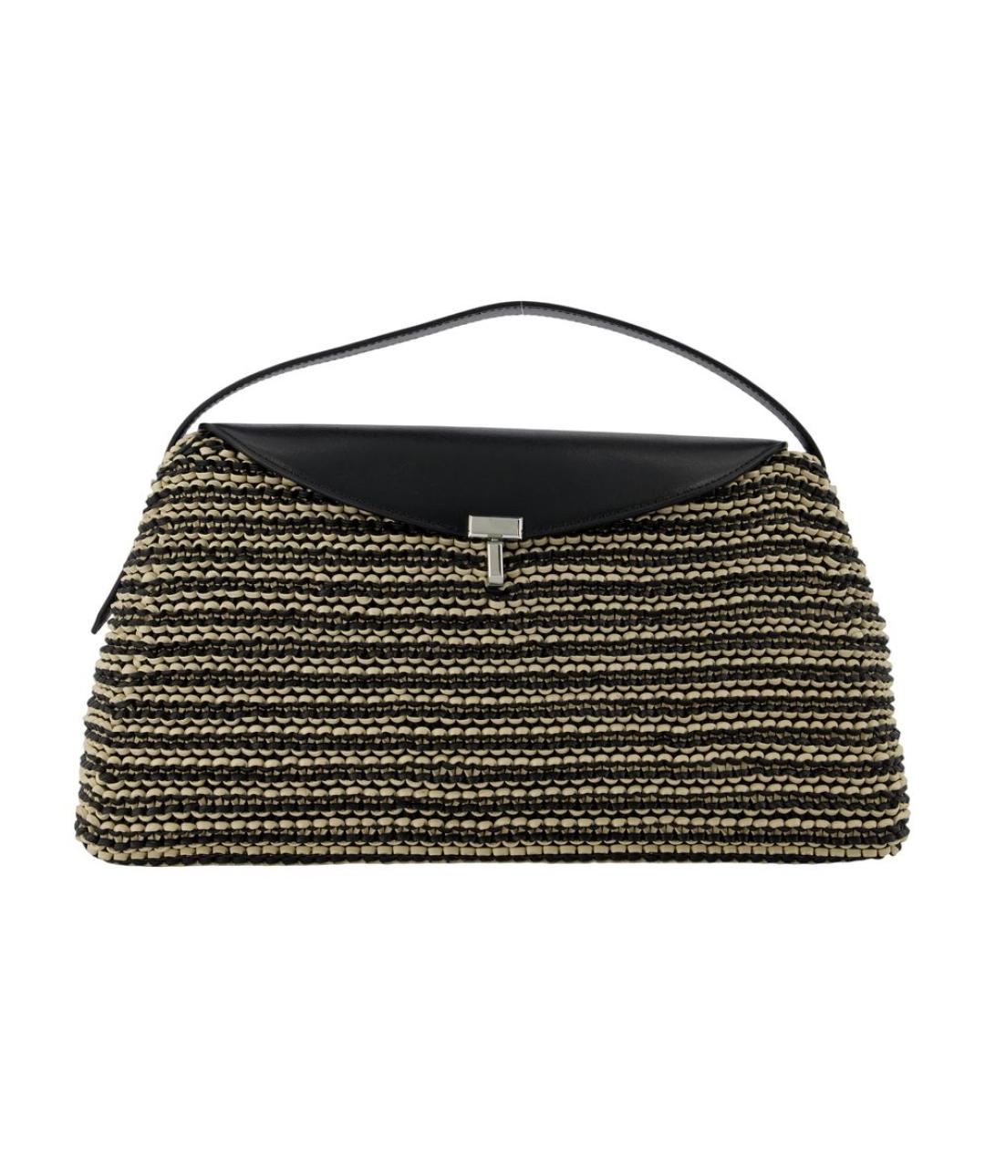 TOTEME Черная кожаная сумка с короткими ручками, фото 1