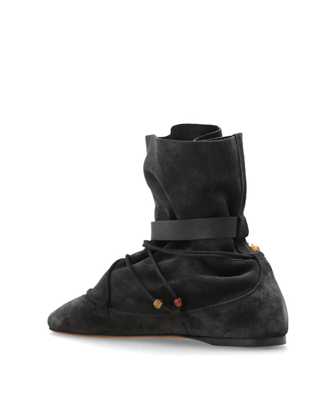 ISABEL MARANT Черные замшевые ботинки, фото 5