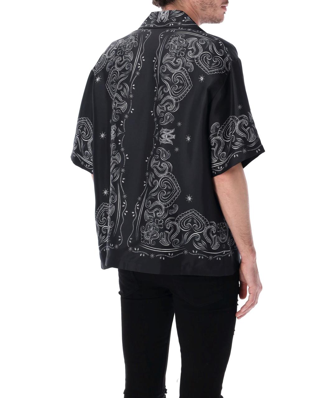 AMIRI Черная шелковая кэжуал рубашка, фото 3