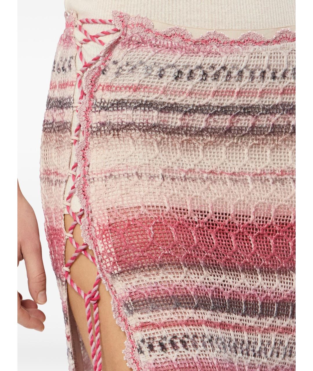 ISABEL MARANT Розовая юбка миди, фото 2
