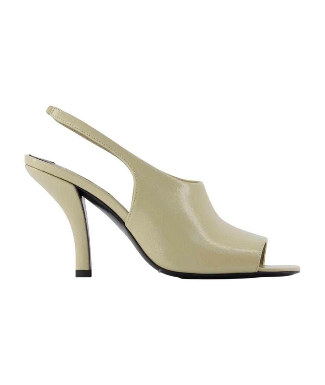 TOTEME Бежевые кожаные туфли, фото 1