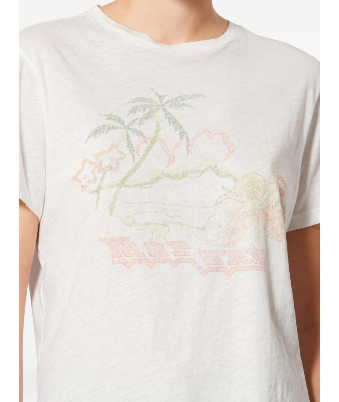 ISABEL MARANT Мульти хлопковая футболка, фото 4