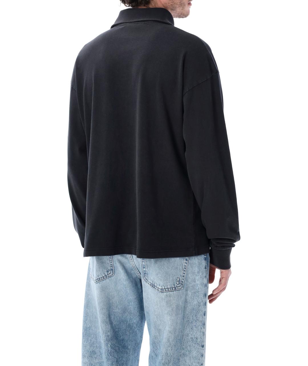 ACNE STUDIOS Черный хлопковый джемпер / свитер, фото 3