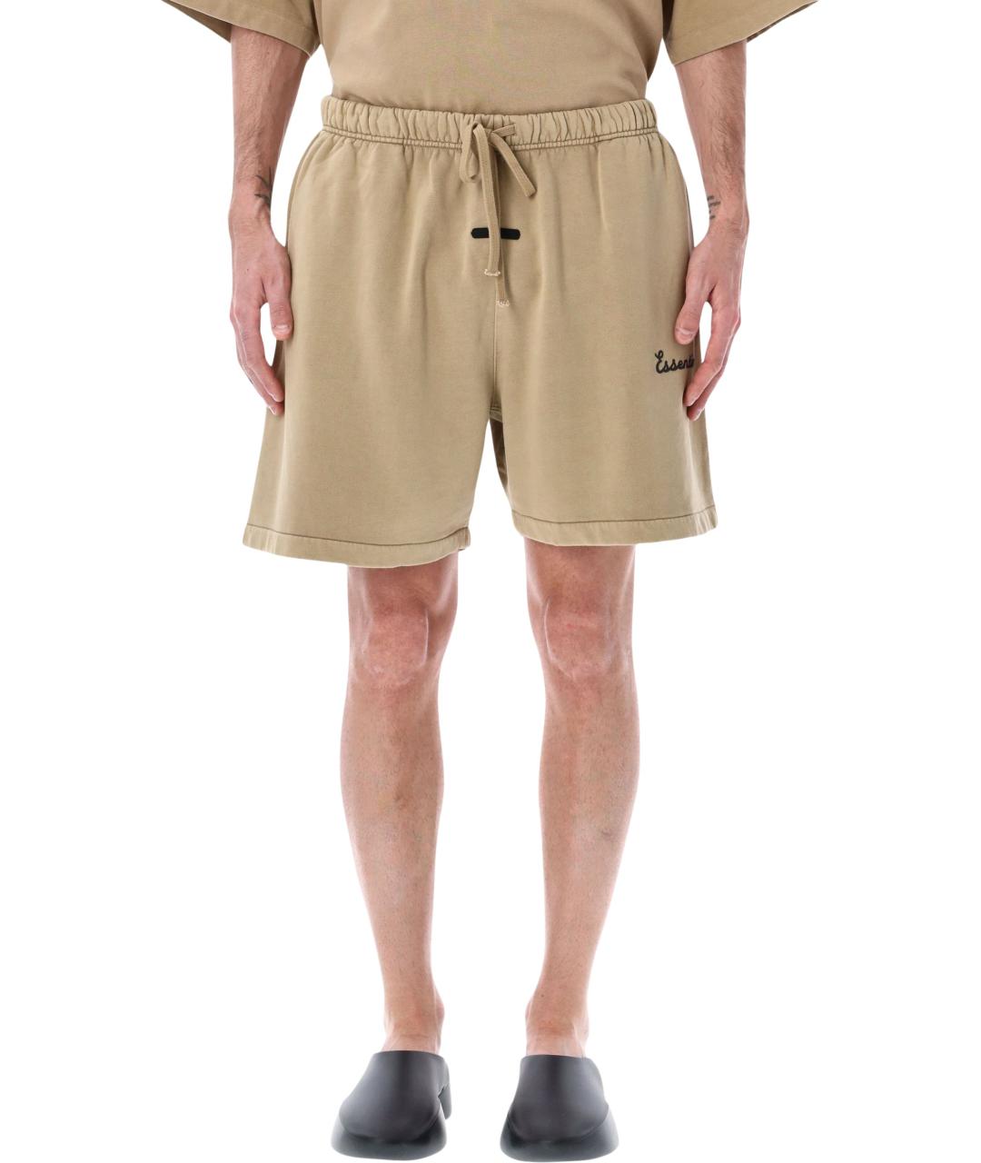 FEAR OF GOD ESSENTIALS Бежевые хлопковые шорты, фото 2