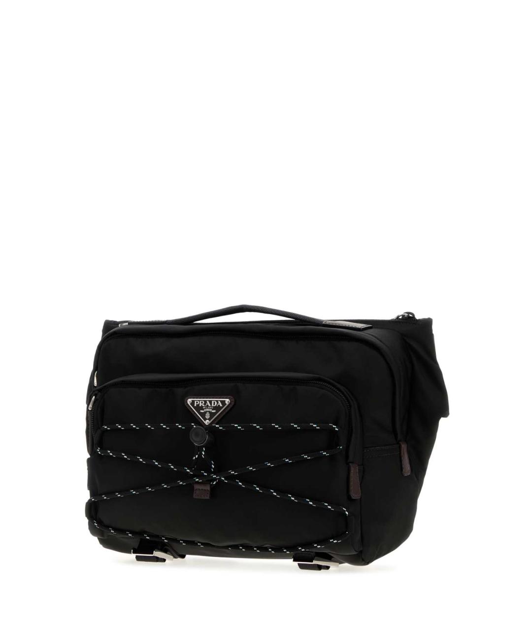 PRADA Черная синтетическая сумка на плечо, фото 2