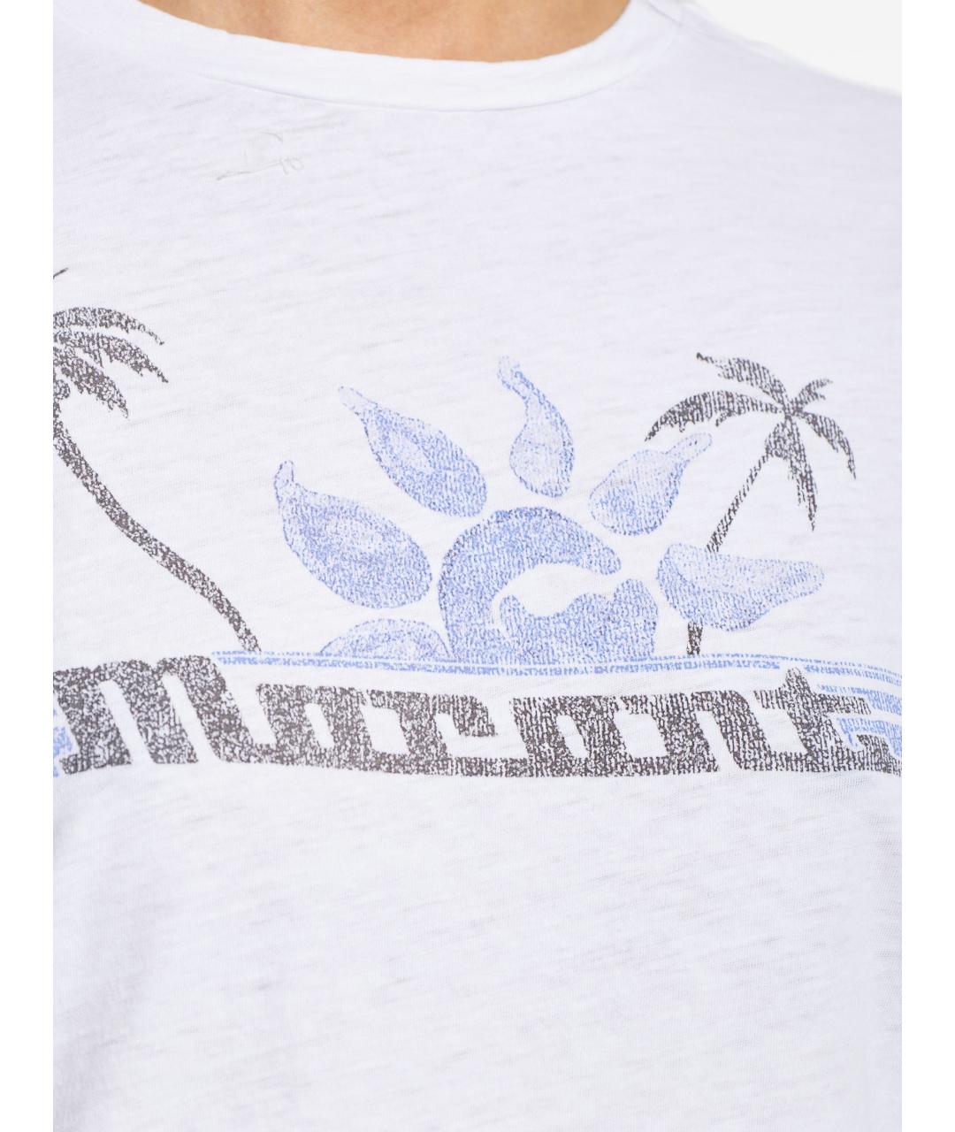 ISABEL MARANT Белая хлопковая футболка, фото 4