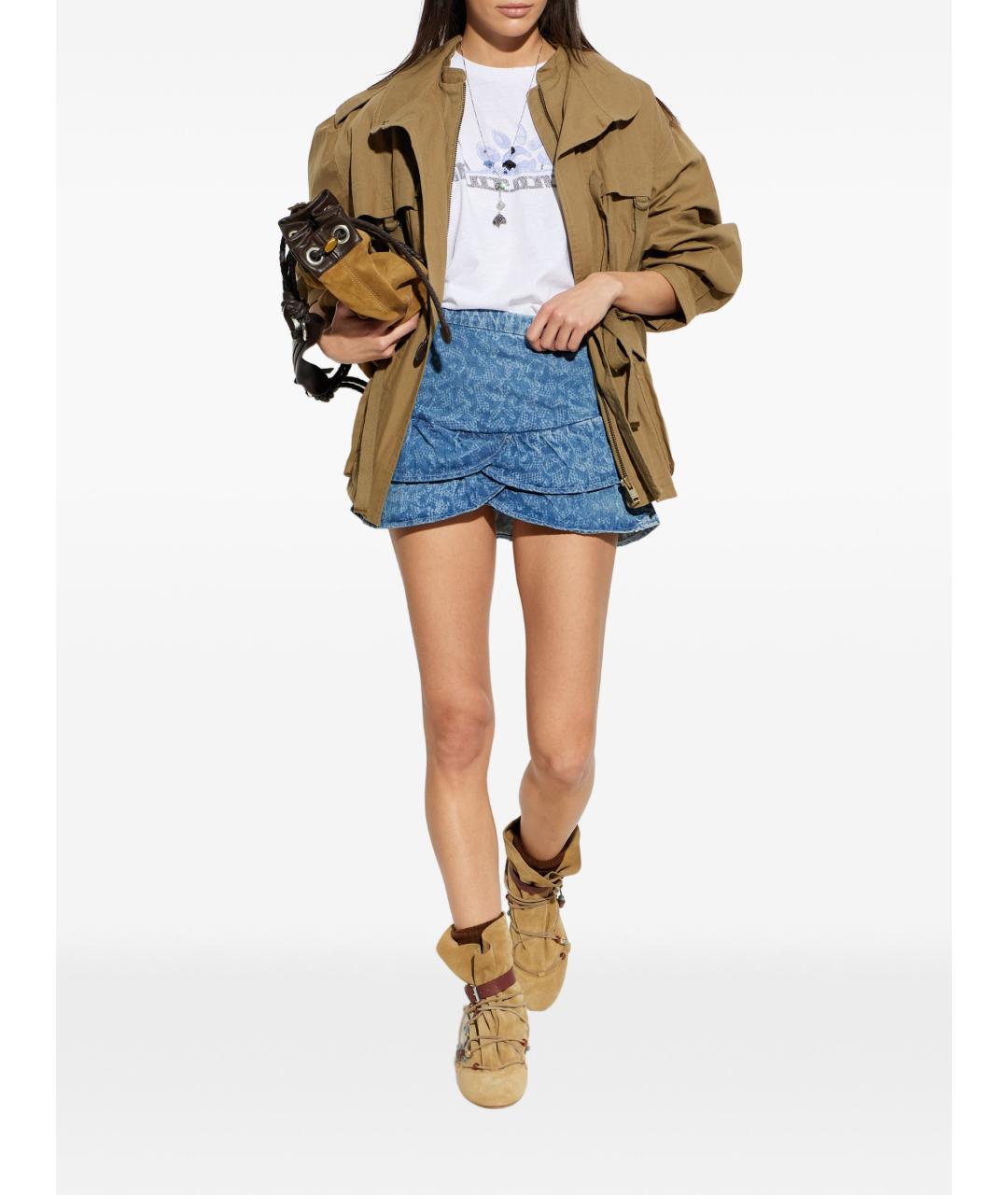 ISABEL MARANT Белая хлопковая футболка, фото 2