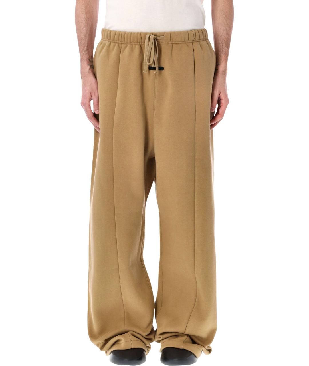 FEAR OF GOD ESSENTIALS Бежевые хлопковые повседневные брюки, фото 2