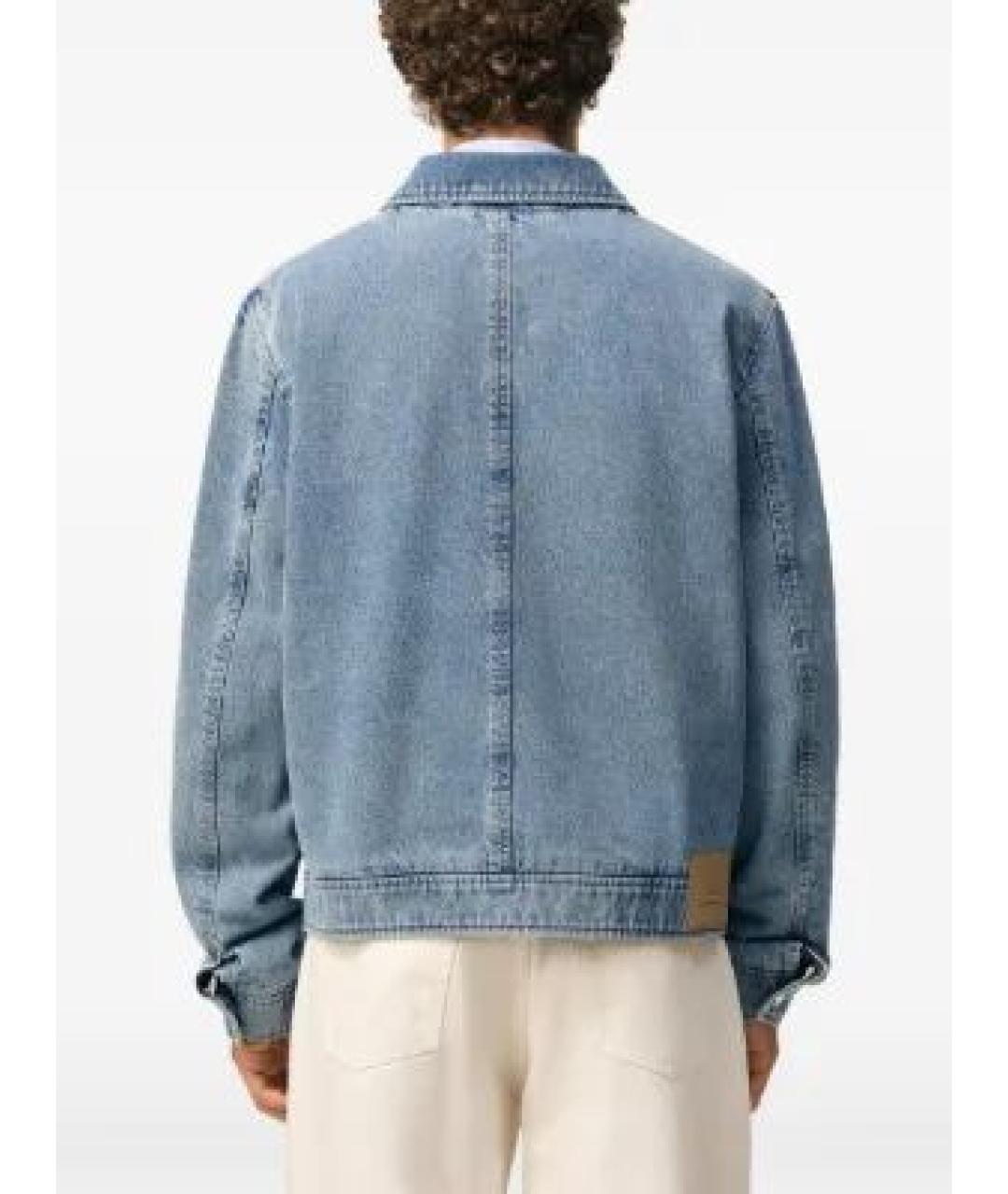 Ami Paris Голубая хлопковая куртка, фото 4