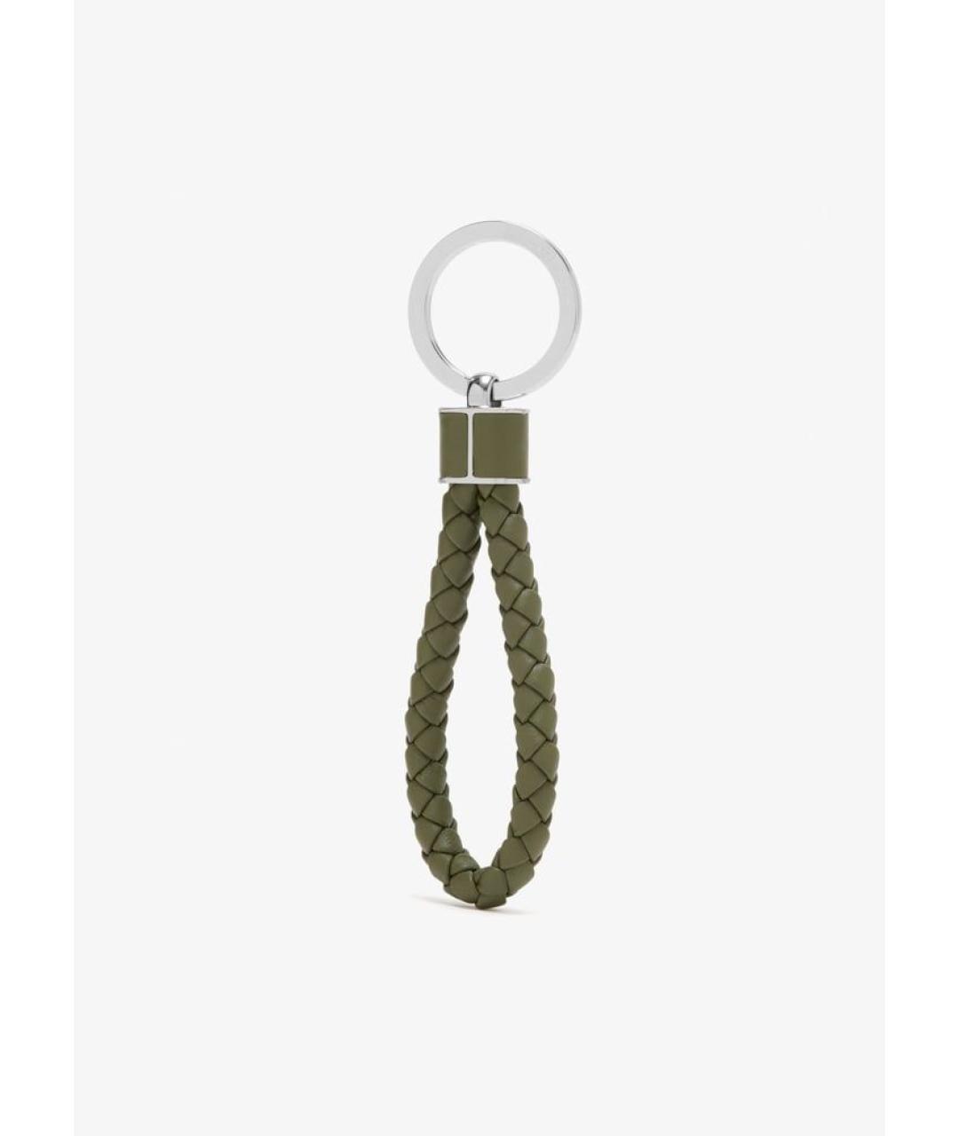 BOTTEGA VENETA Коричневый брелок, фото 3