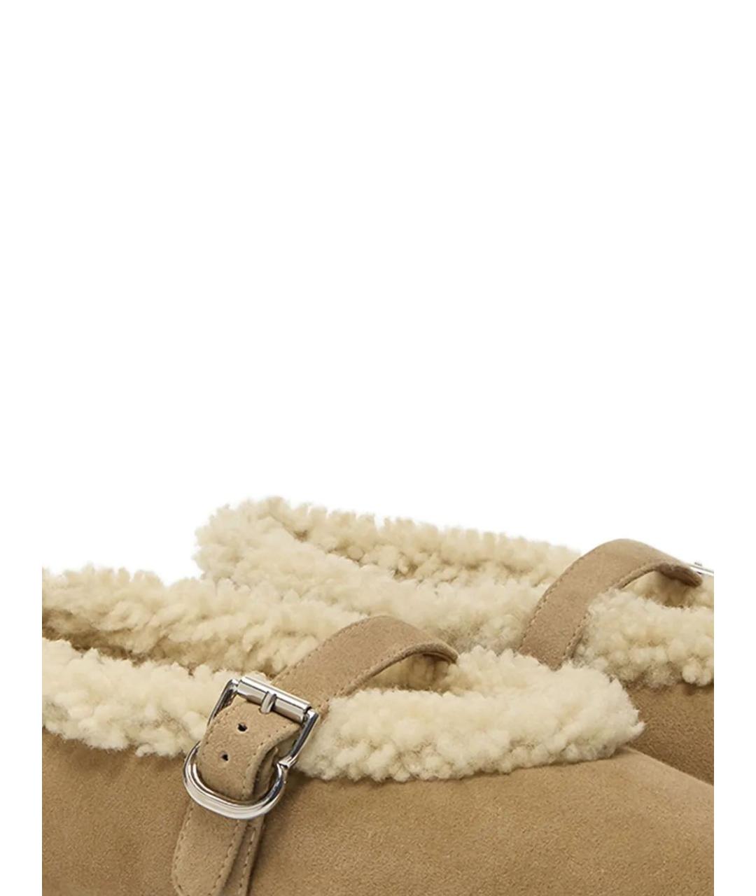 ALAIA Бежевые замшевые балетки, фото 2