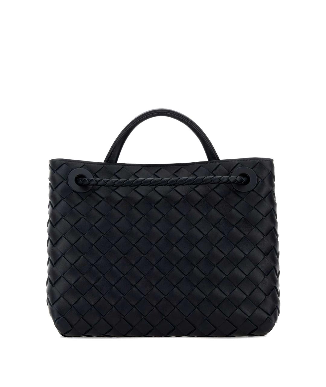 BOTTEGA VENETA Черная кожаная сумка через плечо, фото 3
