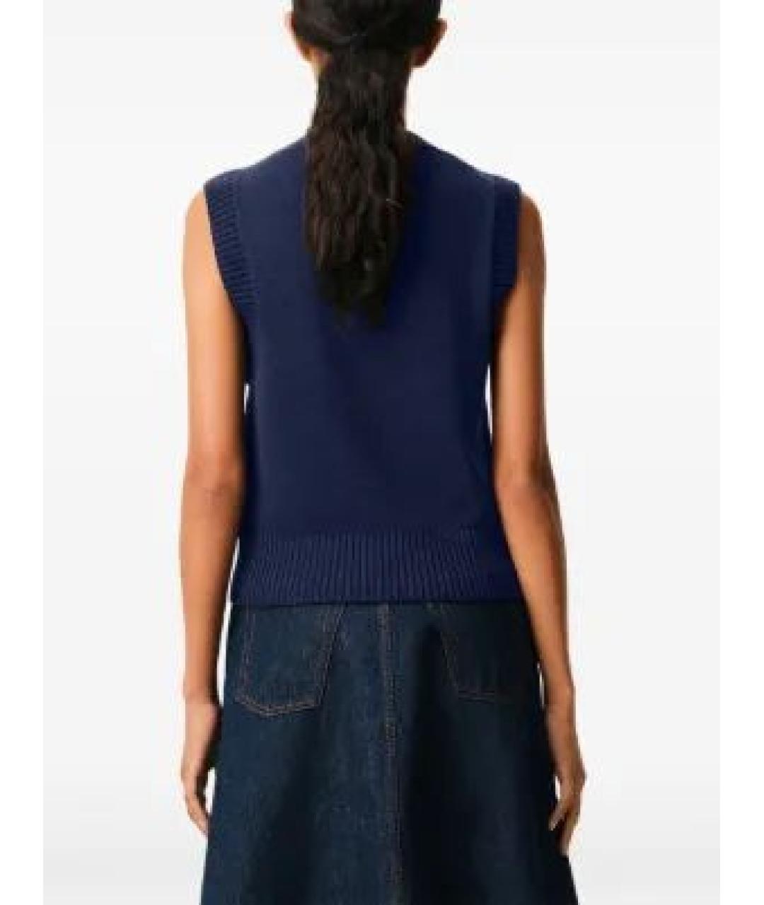 Ami Paris Синяя хлопковая жилетка, фото 3