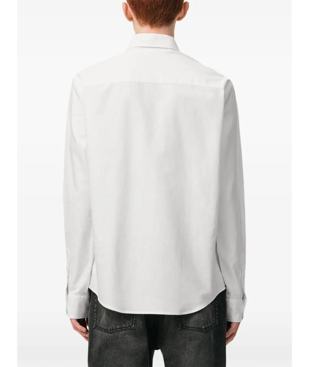 Ami Paris Белая хлопковая кэжуал рубашка, фото 4