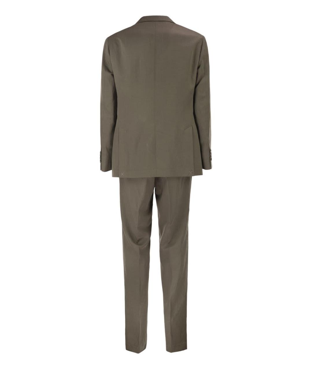 BRUNELLO CUCINELLI Коричневый классический костюм, фото 2