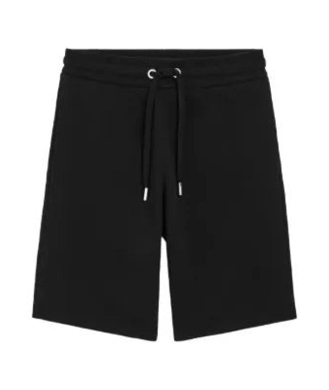 Ami Paris Черные хлопковые шорты, фото 2