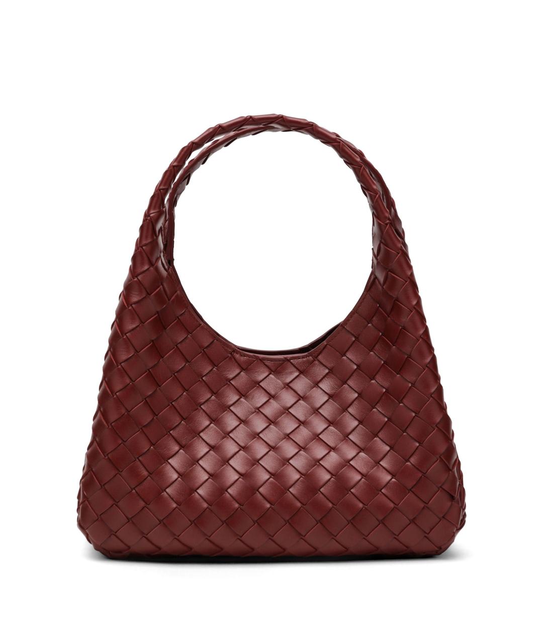 BOTTEGA VENETA Красная кожаная сумка через плечо, фото 5