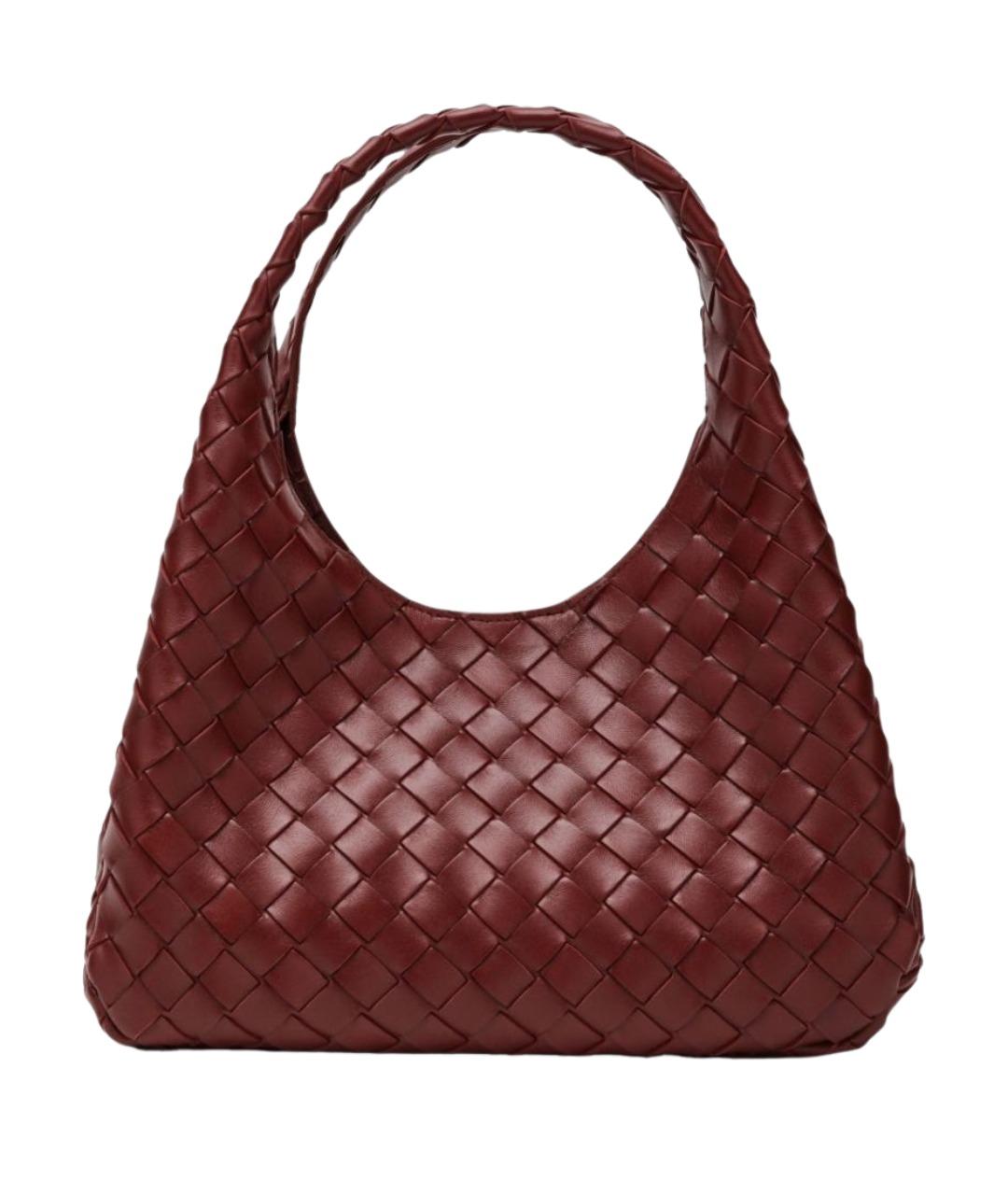 BOTTEGA VENETA Красная кожаная сумка через плечо, фото 1