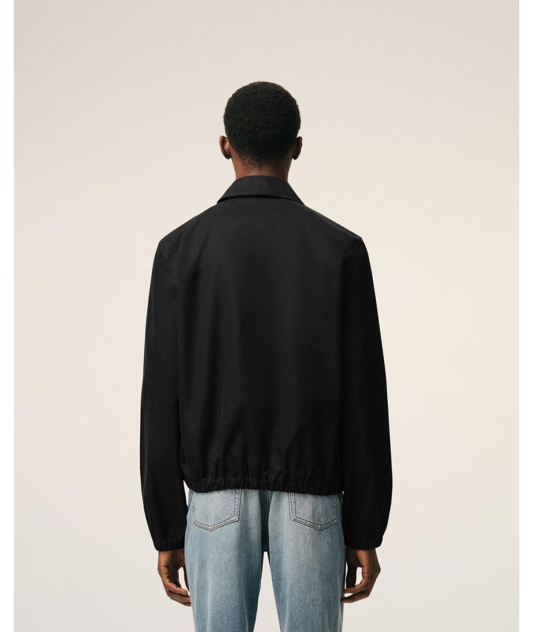 Ami Paris Черная хлопковая куртка, фото 4