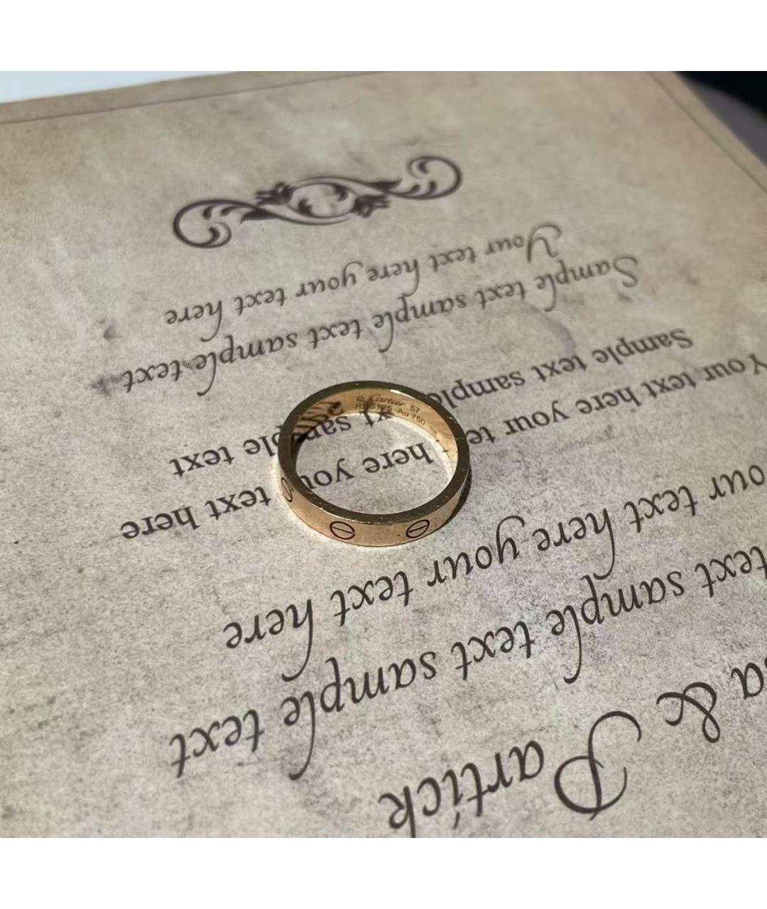 CARTIER Золотое кольцо, фото 3