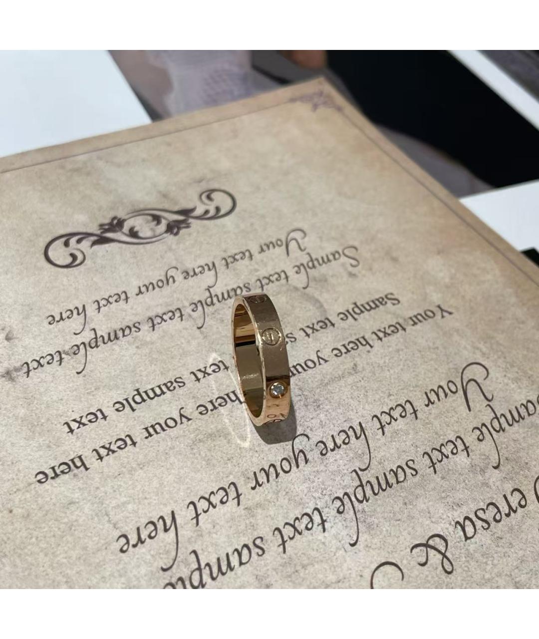 CARTIER Золотое кольцо, фото 2