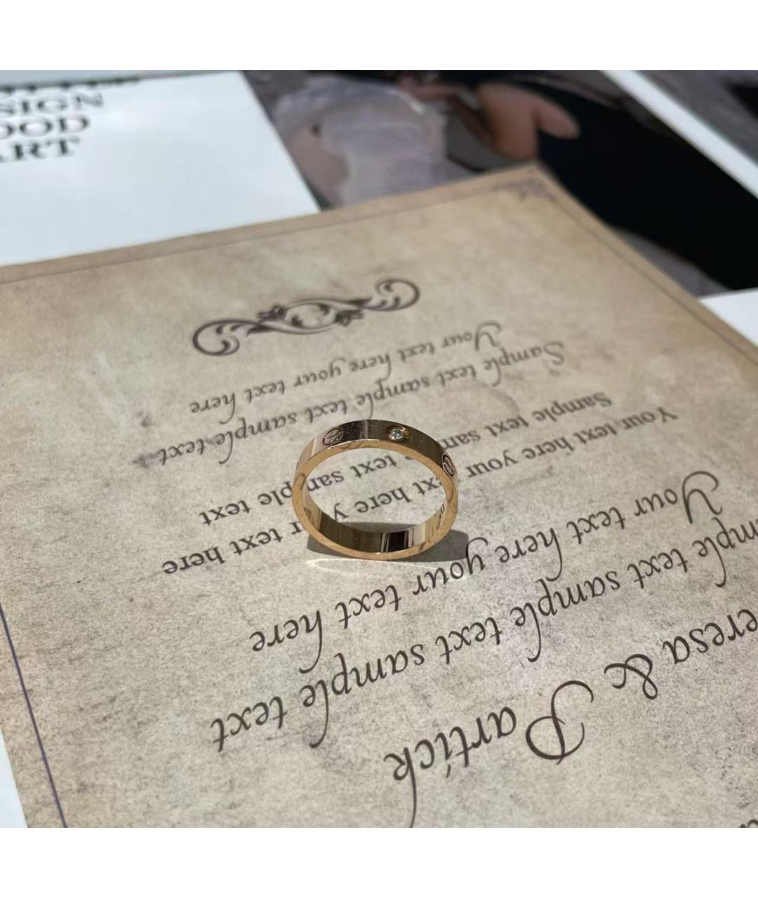 CARTIER Золотое кольцо, фото 4