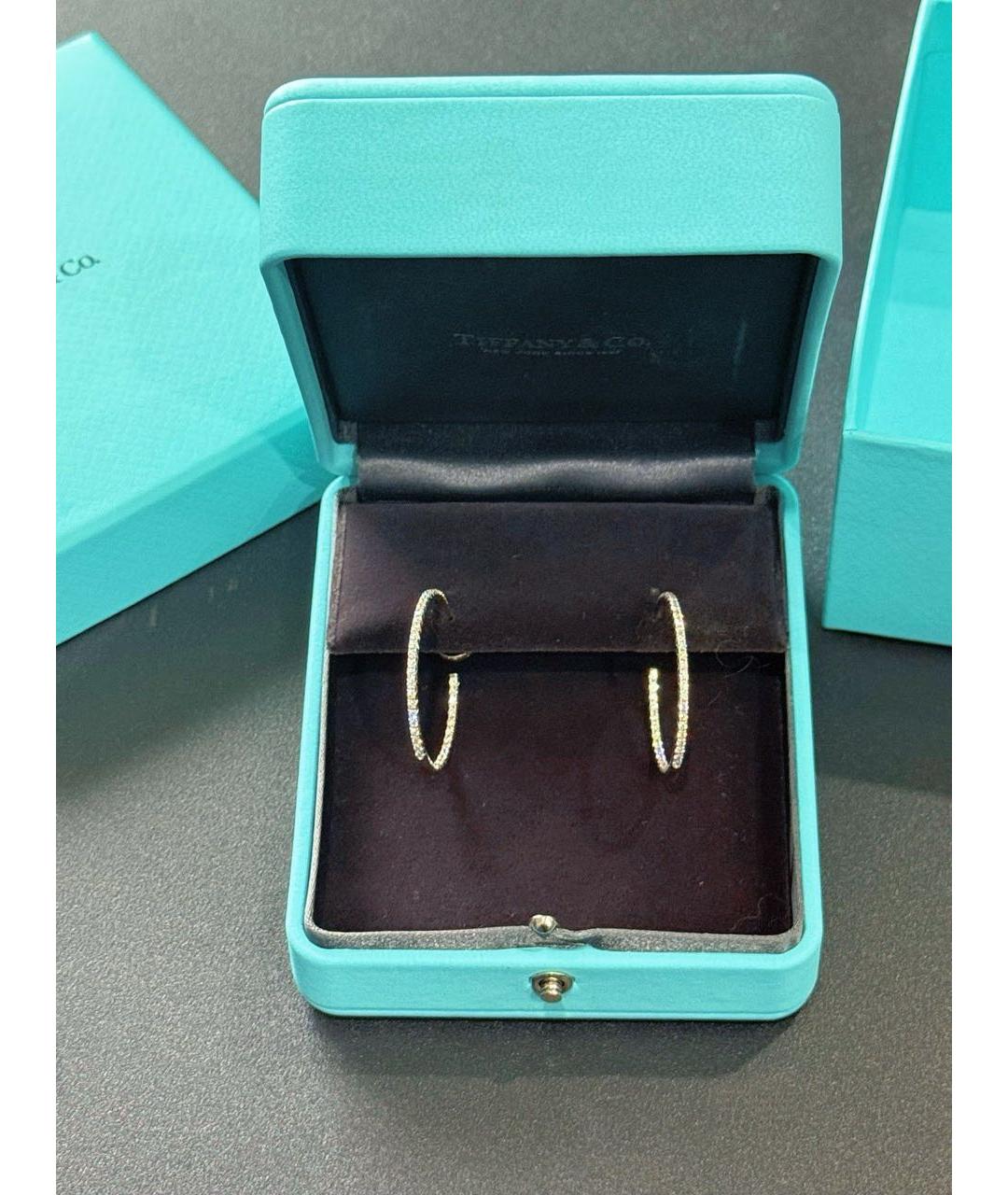 TIFFANY&CO Серебряные серьги из белого золота, фото 7