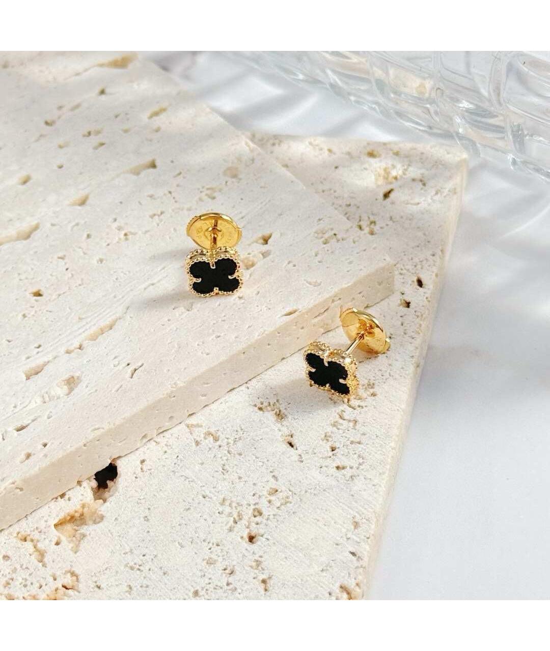 VAN CLEEF & ARPELS Золотые серьги из желтого золота, фото 2