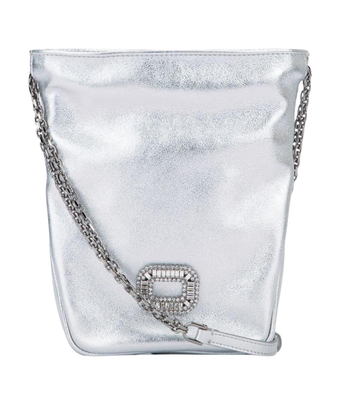 ROGER VIVIER Серебряная сумка через плечо, фото 1