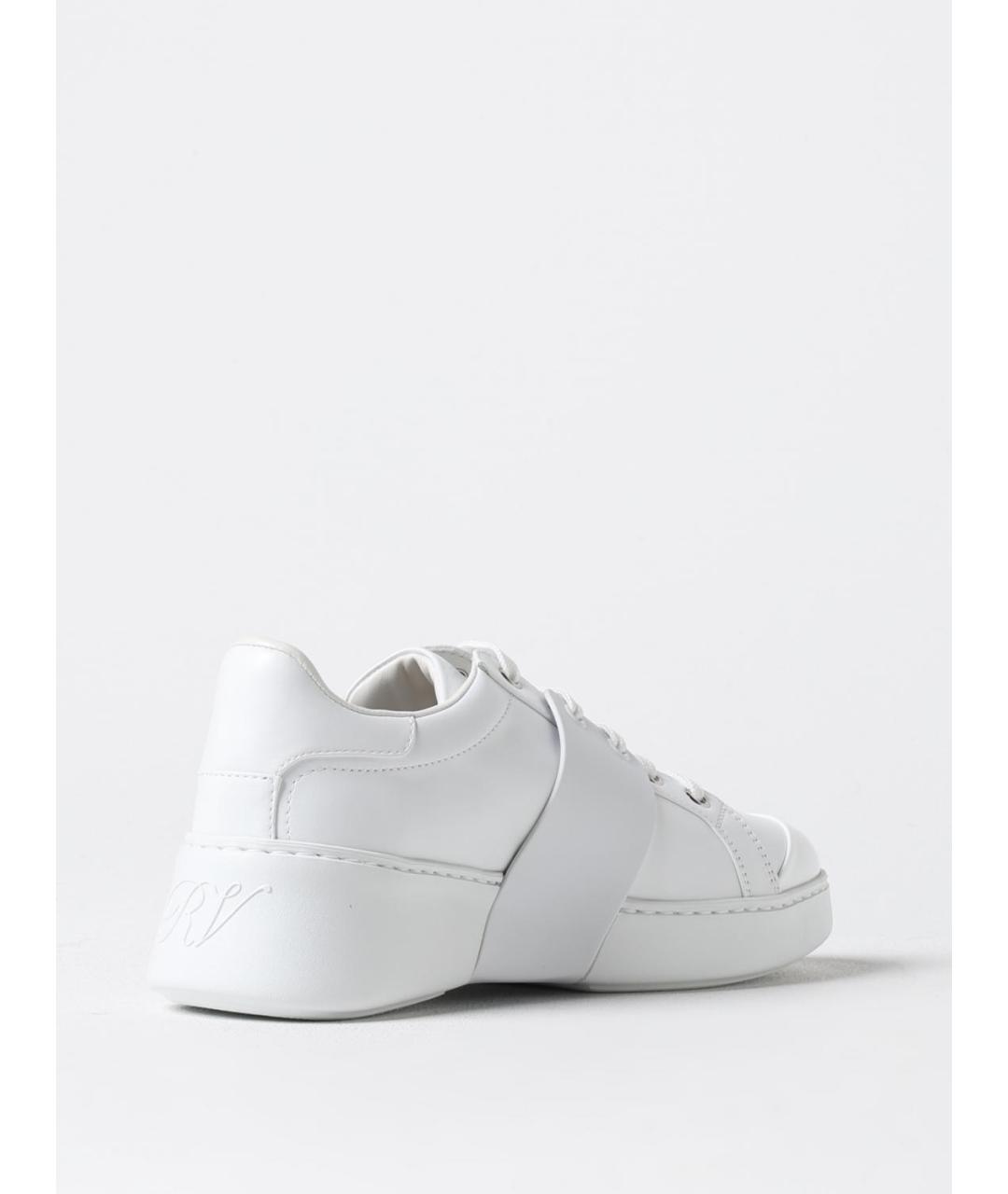 ROGER VIVIER Белые кожаные кроссовки, фото 3