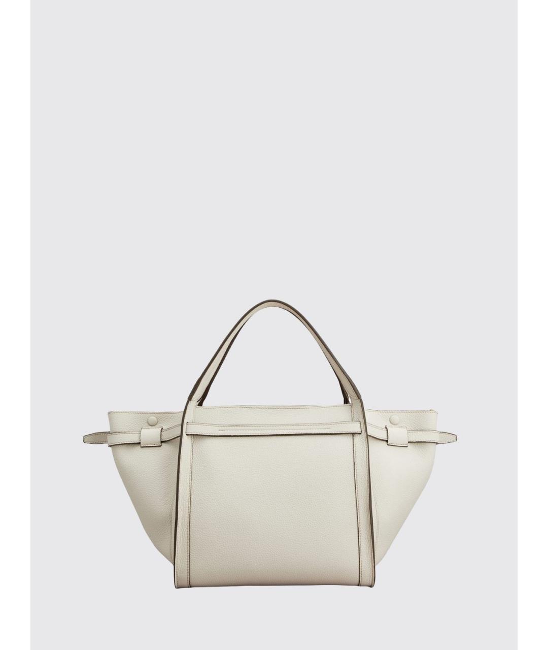 TOD'S Белая кожаная сумка через плечо, фото 2